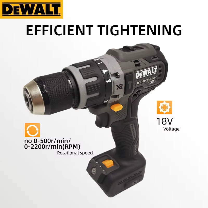 Perceuse-visseuse compacte sans fil DEWALT DCD791 : Outil électrique multifonctionnel pour des travaux de perçage et de fixation efficaces à domicile