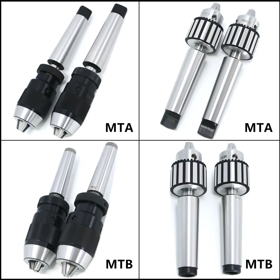 Porte-outil de forage conique Morse MT1 MT2 MT3 MT4 MT5