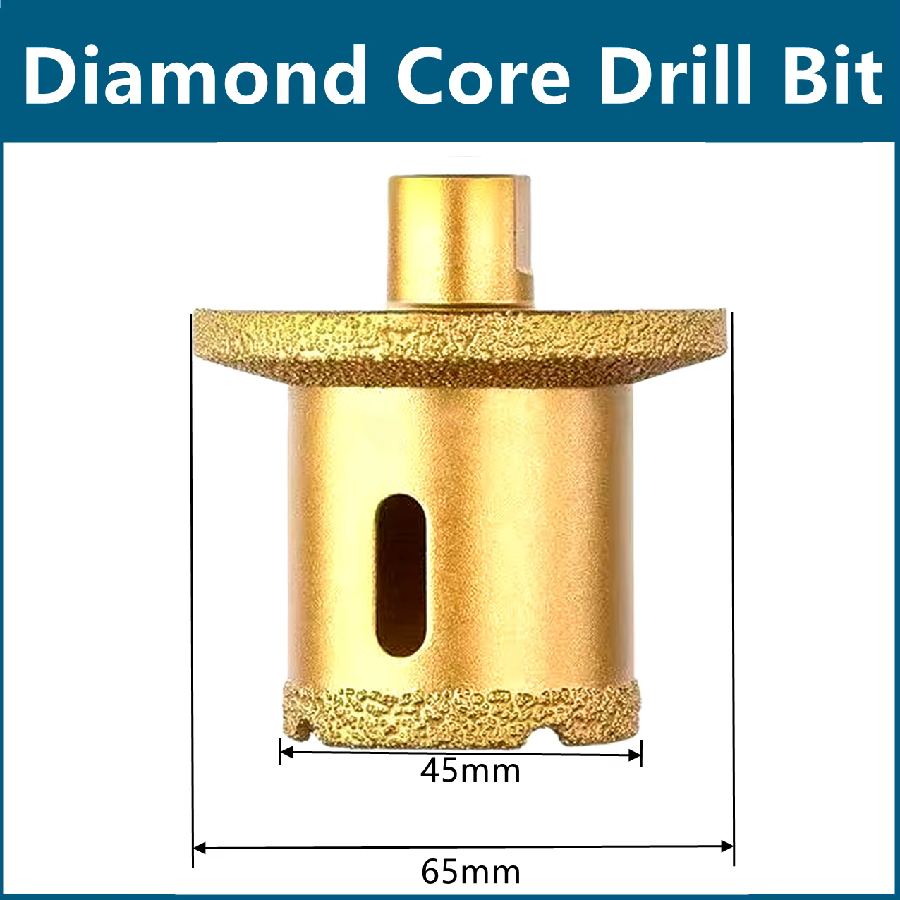 1PC foret ouvre-trou meuleuse brasé diamant trou