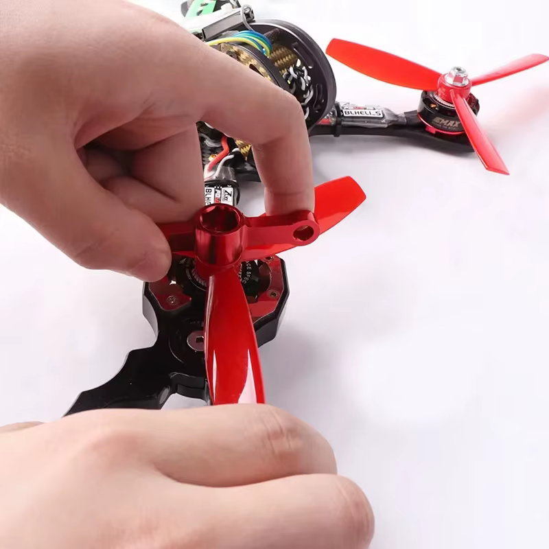 Clé Quad M5 avec outil de roulement unidirectionnel intégré, tournevis 1.5mm/2mm, hélice de dégagement, moteur sans balais pour Drone RC FPV