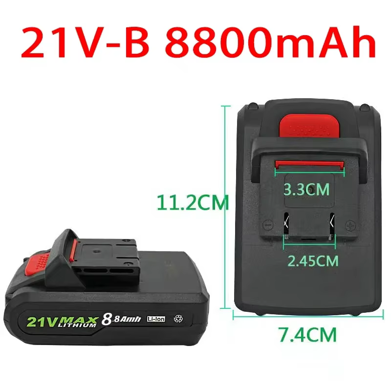 Nouveau 21V 36v 9800mAh outil de forage électrique batterie au lithium rechargeable tournevis