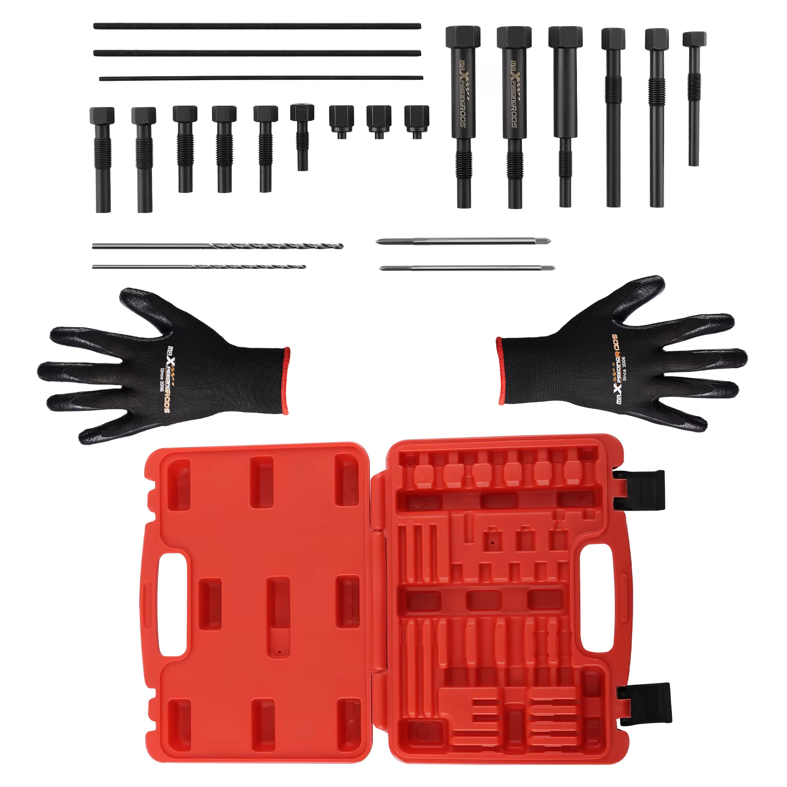 Jeu d'outils flacon et de retrait des électrodes de bougie de préchauffage