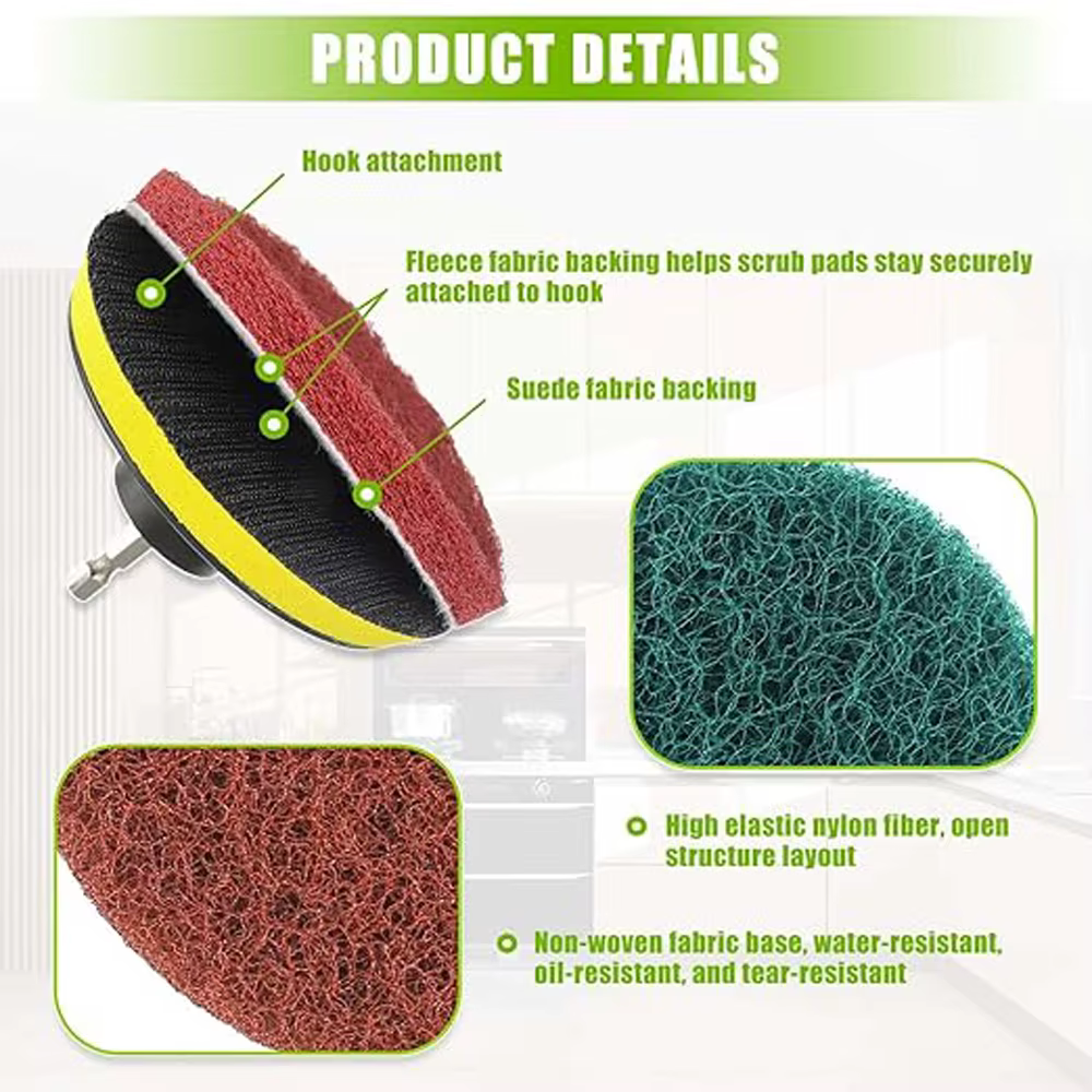 Kit de brosses pour perceuse électrique de voiture
