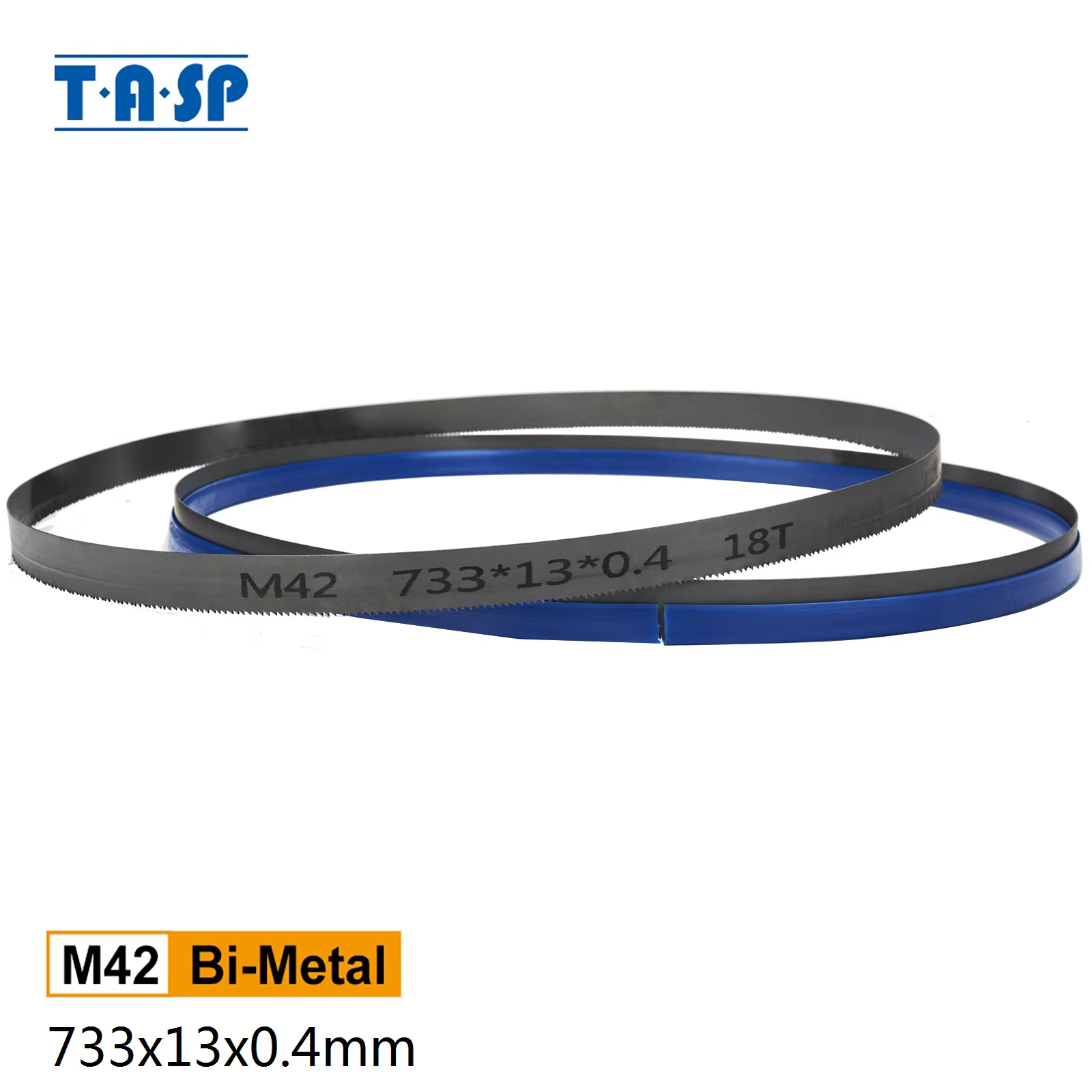 Lame de scie à ruban bimétallique portable TASP 733 mm D6A M42