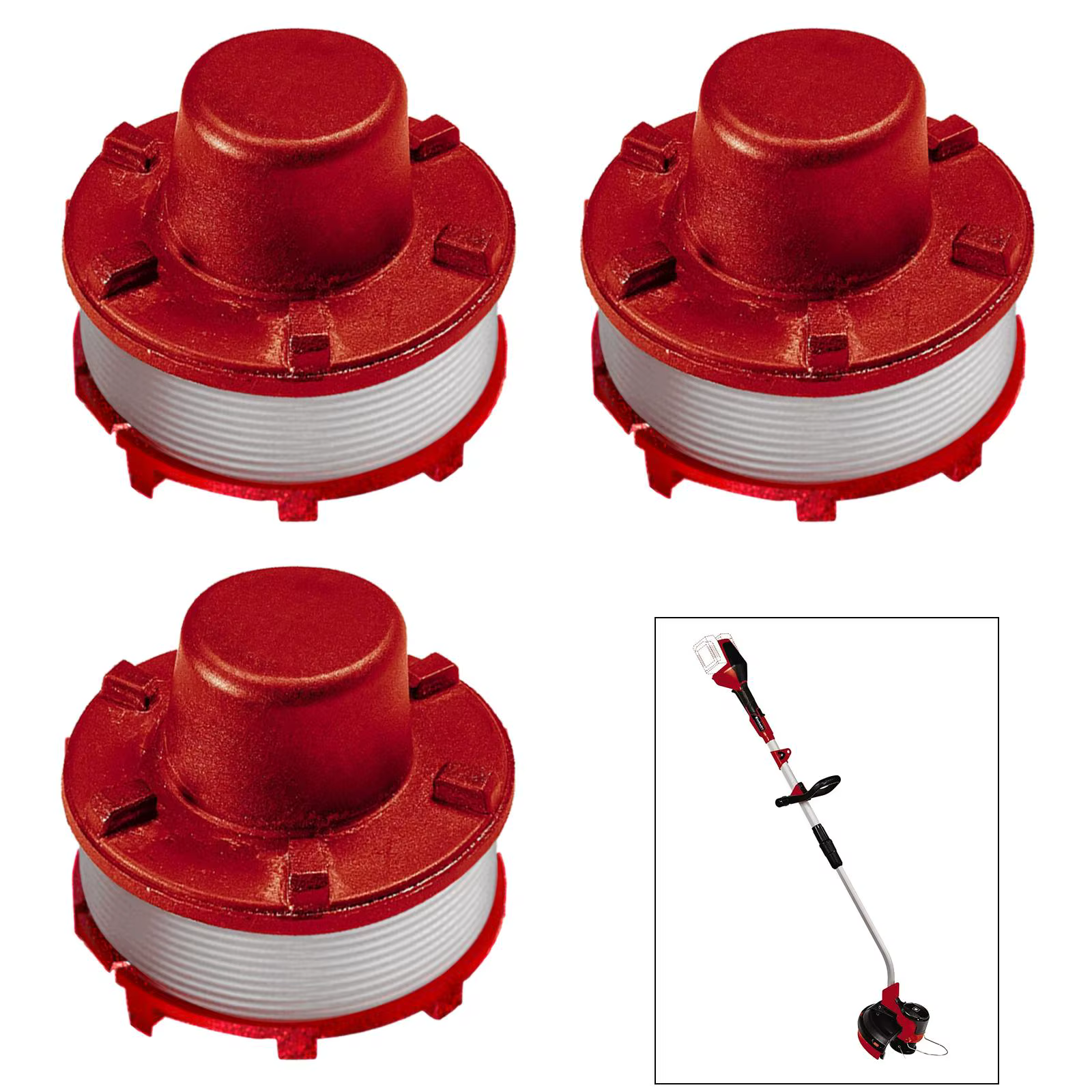 Bobines de rechange pour débroussailleuse Einhell-CT 36/30 Li E, accessoires pour outils électriques de jardin, 3 pièces