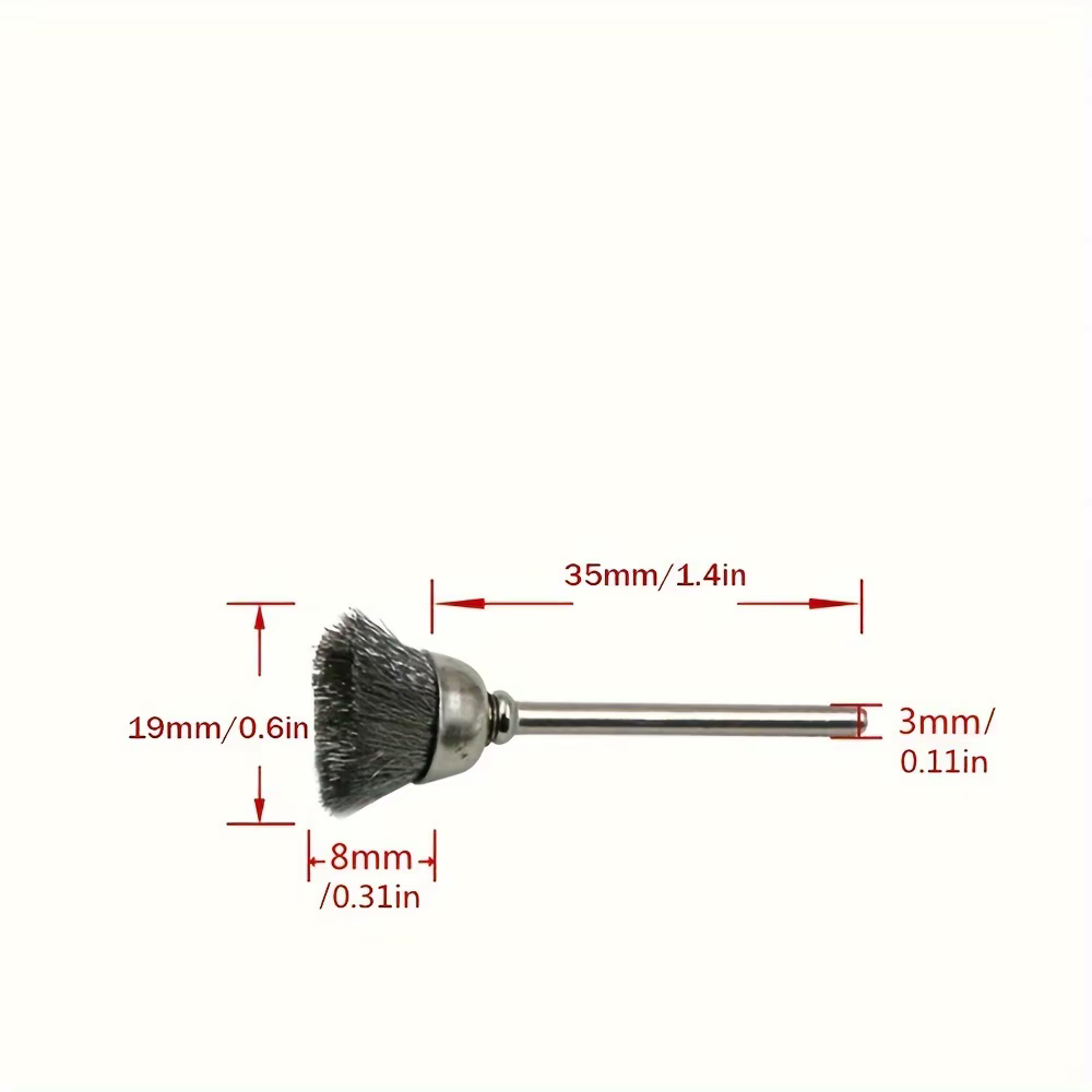 Mini perceuse à brosse métallique en acier