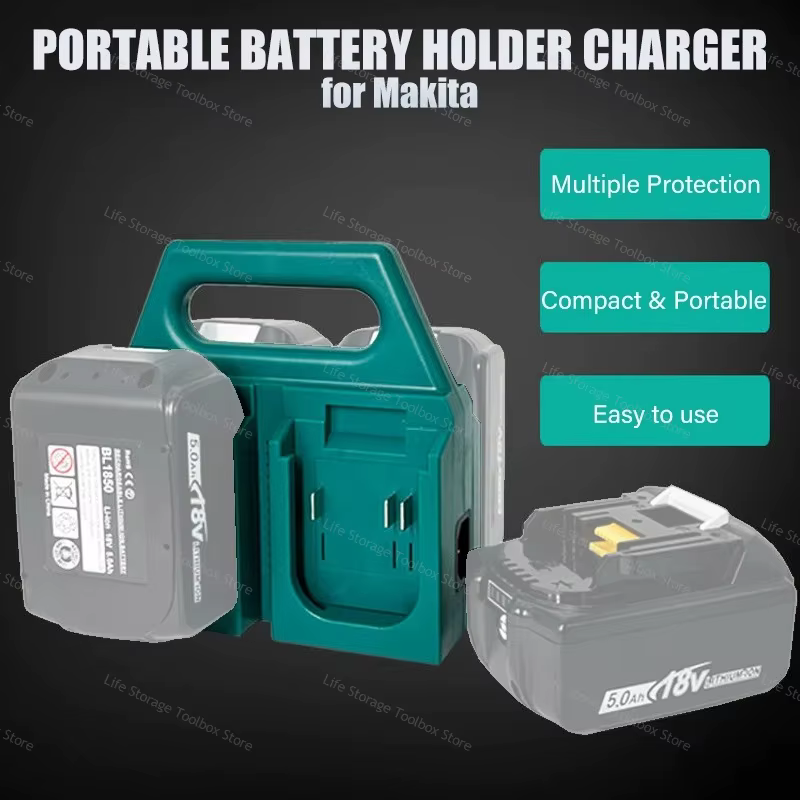 Pour Makita 14.4V 18V 21V Batterie au lithium BL1830 BL1415 BL1815 BL1850 Chargeur
