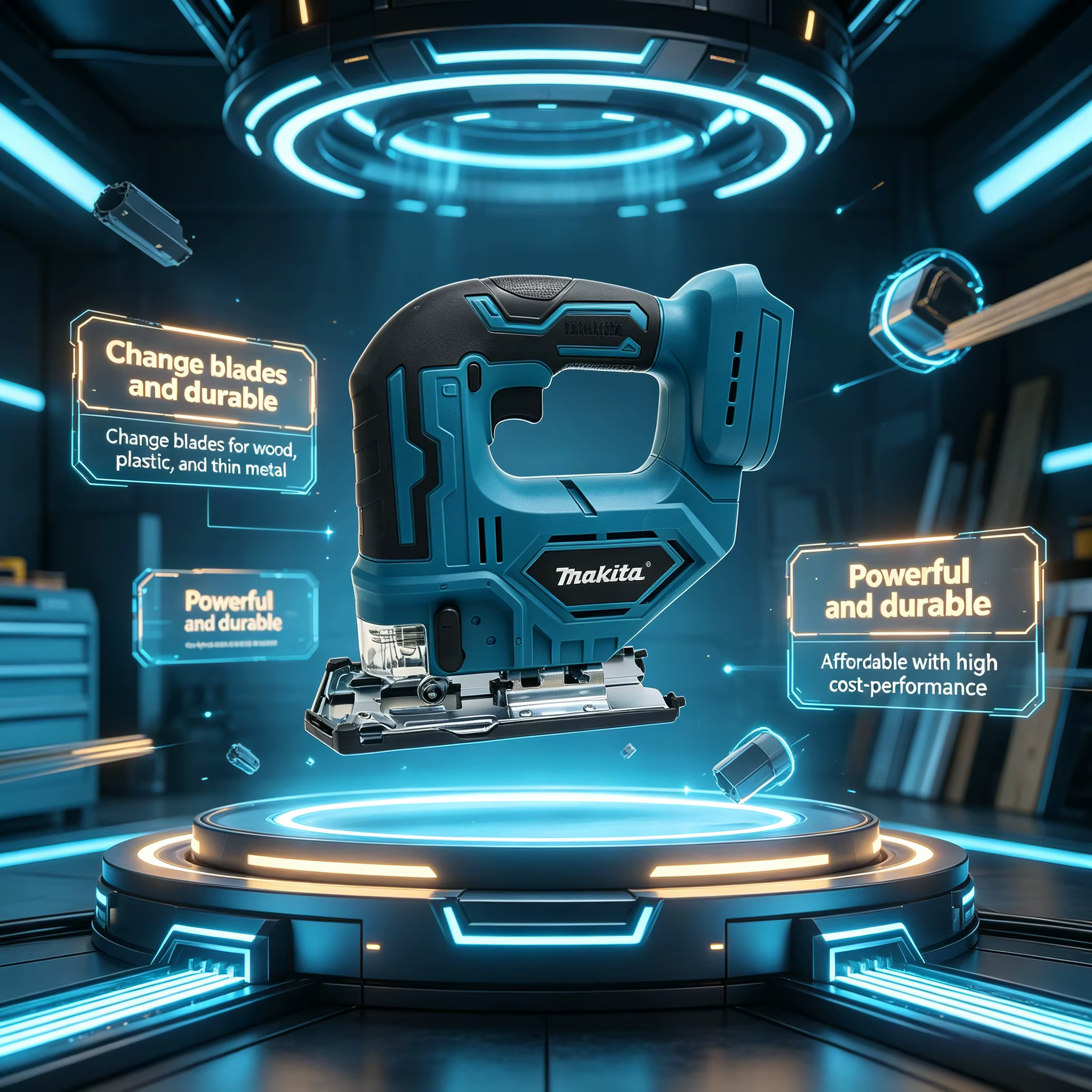 Scie sauteuse électrique sans fil Makita DJV182Z