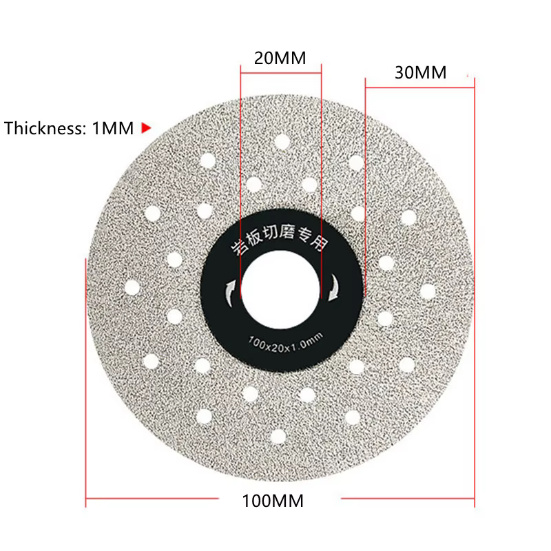 Disque de Coupe Diamanté à Sec