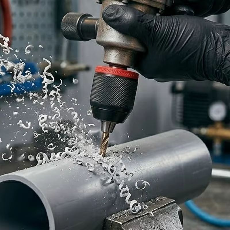 Mandrin de perçage métallique pour perceuse électrique manuelle