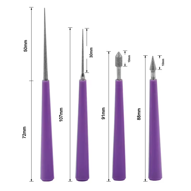 Lot de 4 outils d'agrandissement de trous diamantés