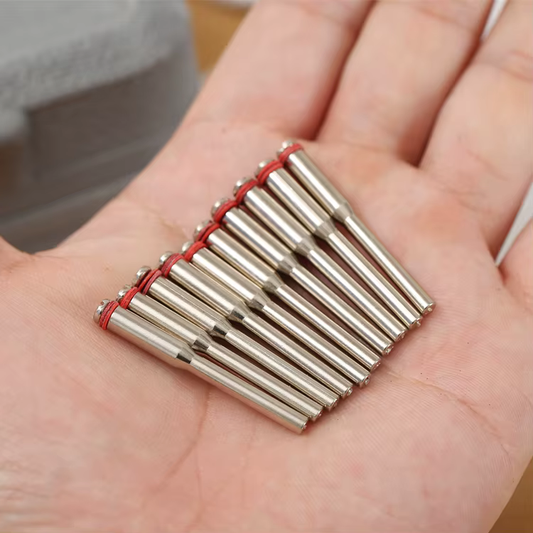 DRELD 10 pièces 3.175mm mandrins de disque de coupe roue de polissage mandrin support