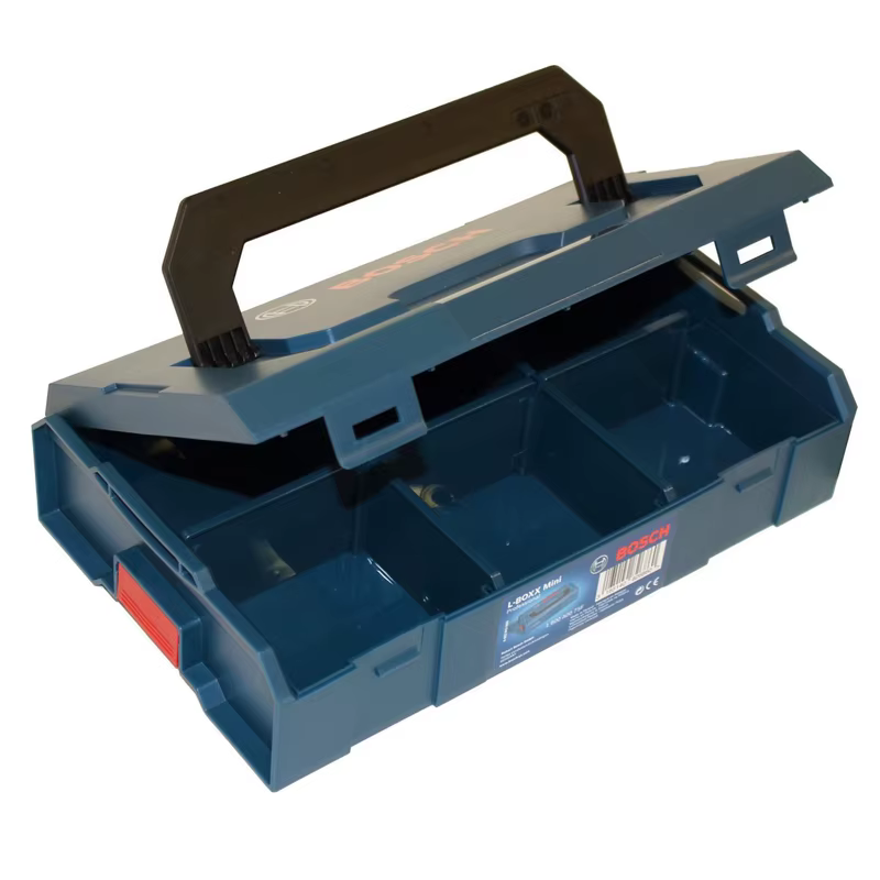 BOSCH l-boxx 1600A007SF Mini mallette de rangement pièces durables anti-choc embouts de vis accessoires boîte à outils