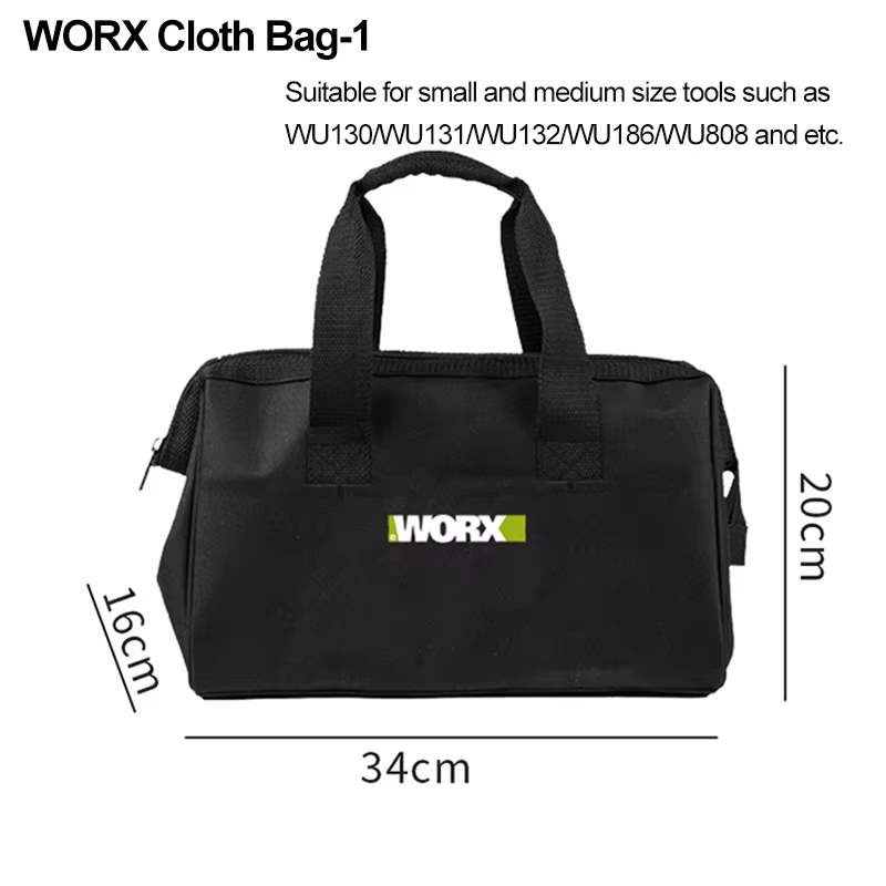WORX – sac de rangement en tissu pour outils électriques