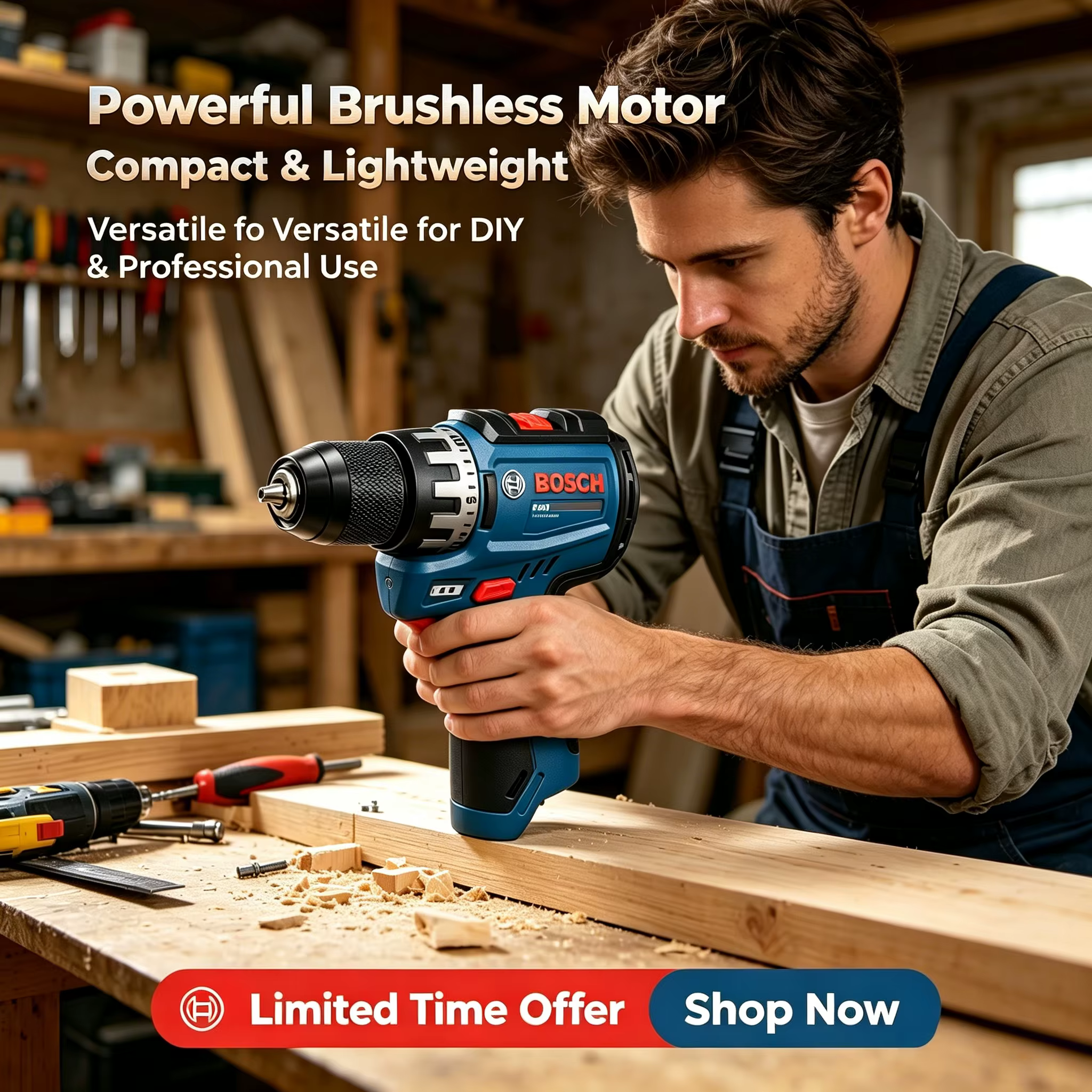 Perceuse-visseuse sans fil professionnelle BOSCH GSR 12V-31 2-en-1