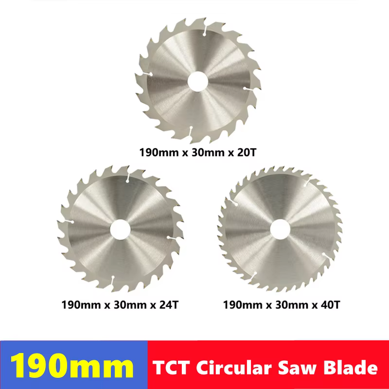 Lame de scie circulaire 190mm x 30x20T/24T/40T