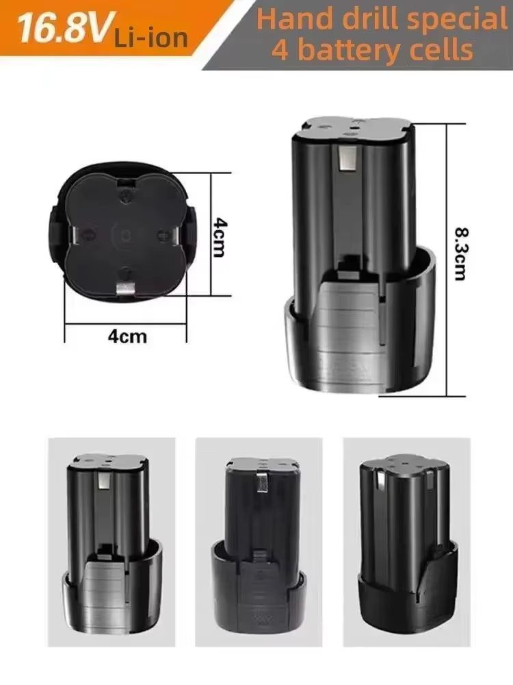 ☛ Batterie de tournevis Batterie au lithium rechargeable 16