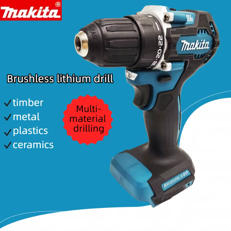 Perceuse à percussion sans fil Makita DDF487 10 mm 18 V