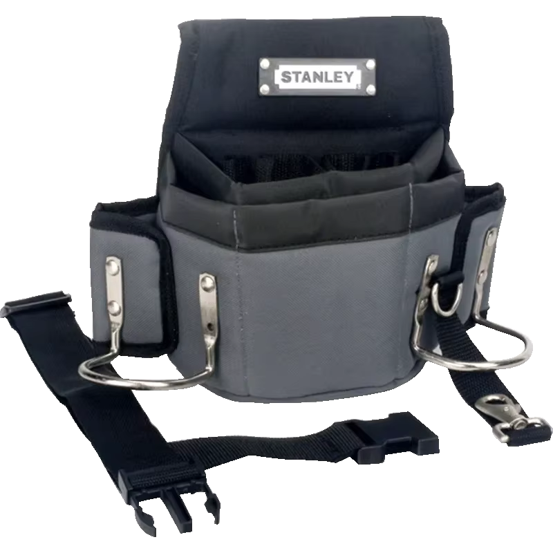 STANLEY Sac à outils avec ceinture de taille et 4 poches 2 emplacements Sac de rangement d'outils multifonction 95-267-23