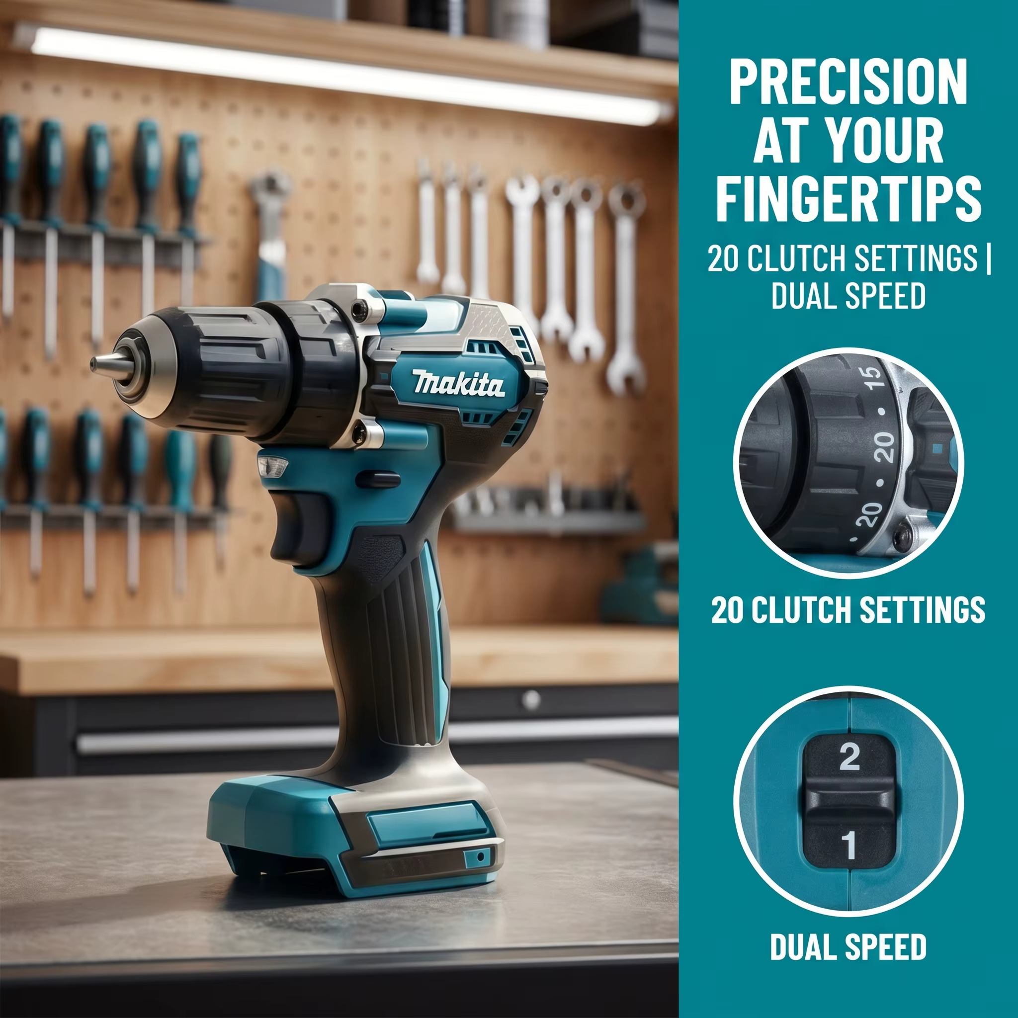 Makita Original DDF487 Perceuse-visseuse sans fil 18V