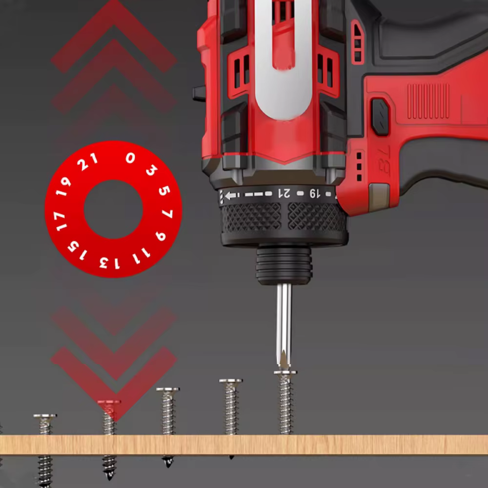 Perceuse électrique sans balais 80N.m 18V