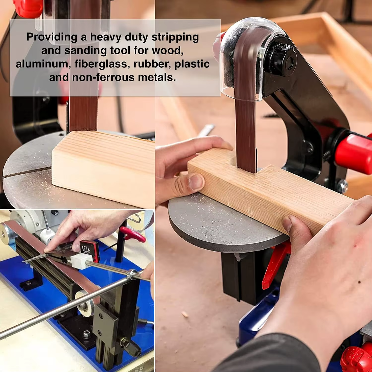 6 bandes abrasives de 1