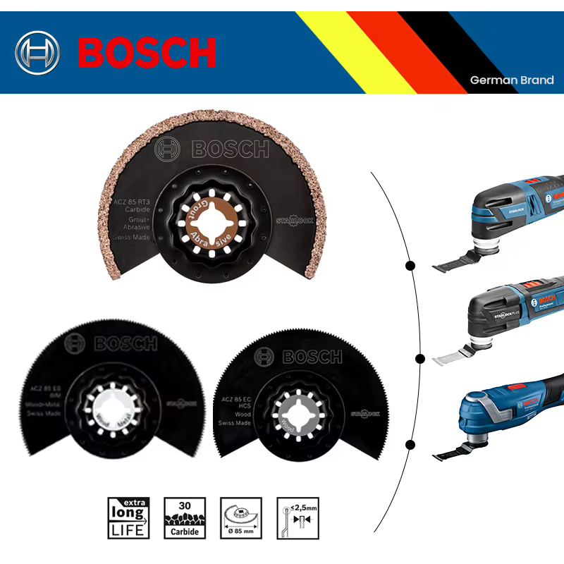 Bosch Starlock Accessoire Bois Pvc En Plastique Lame De Scie À Découper En Métal