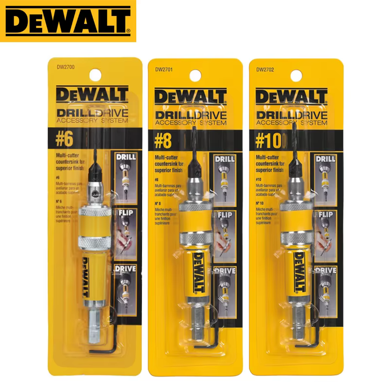 DEWALT Drill Flip Drive Unité complète # 6 # 8 # 10 DW2700 DW2701 DW2702 Forets à bois à fraiser 2 en 1