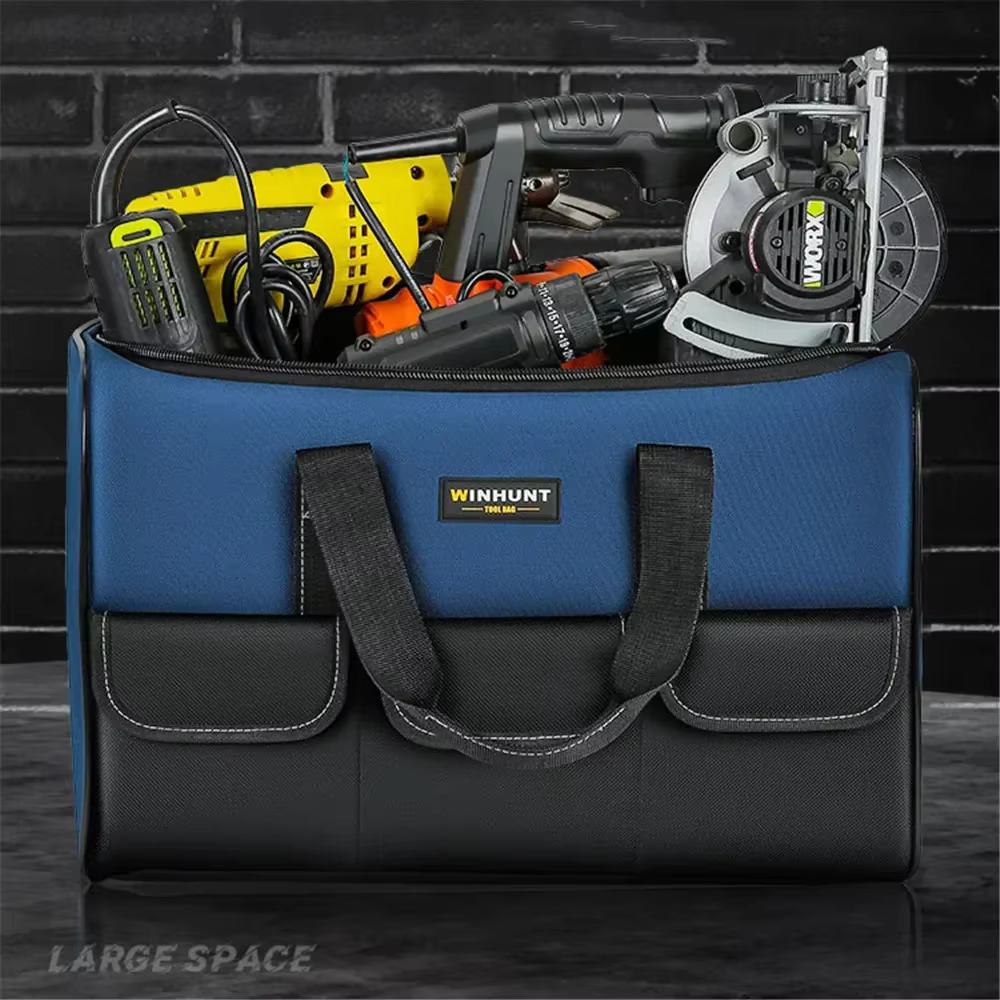 Nouveau sac à outils carré avec 30% plus de capacité