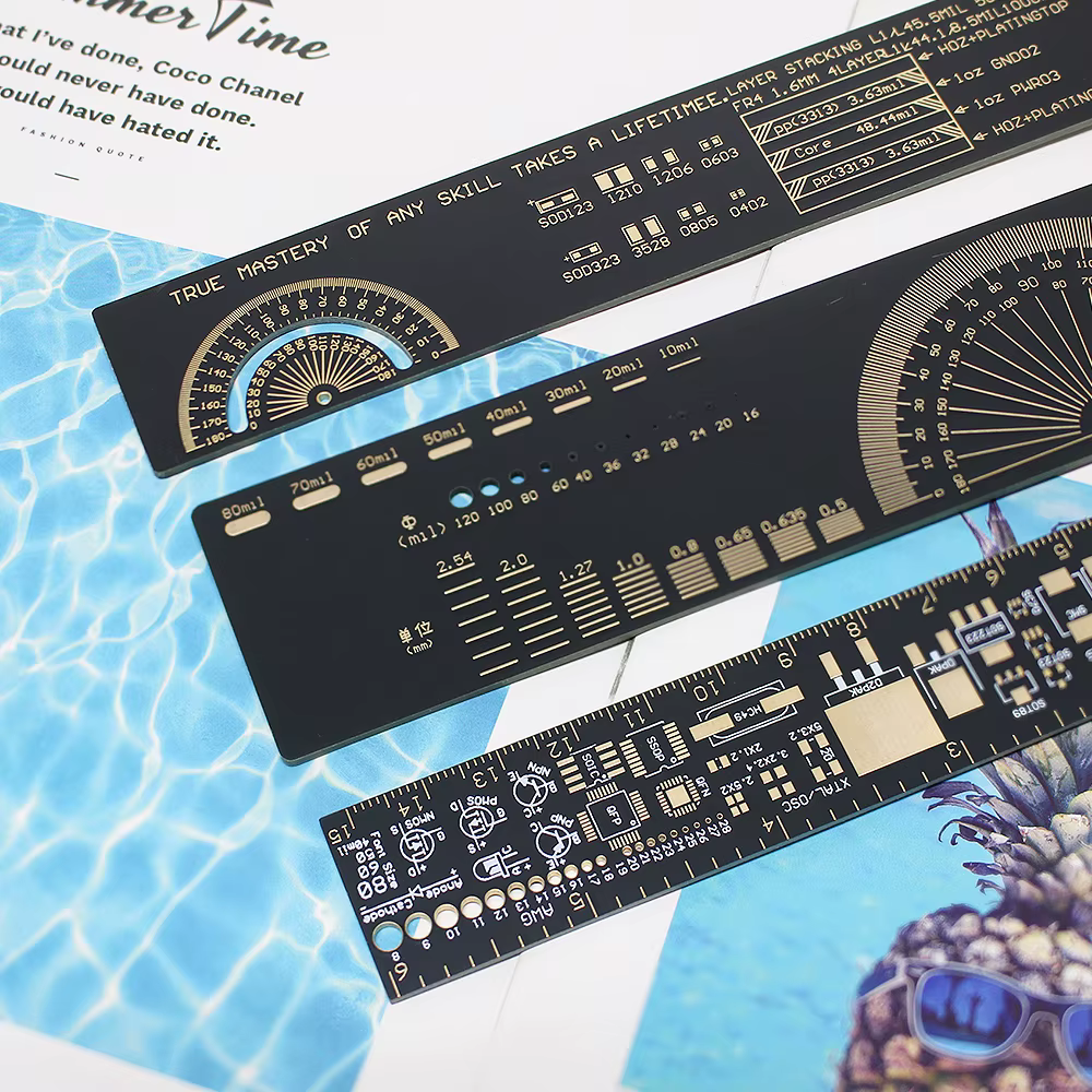 Règle de mesure multifonctionnelle pour PCB de 15 cm/20 cm/25 cm