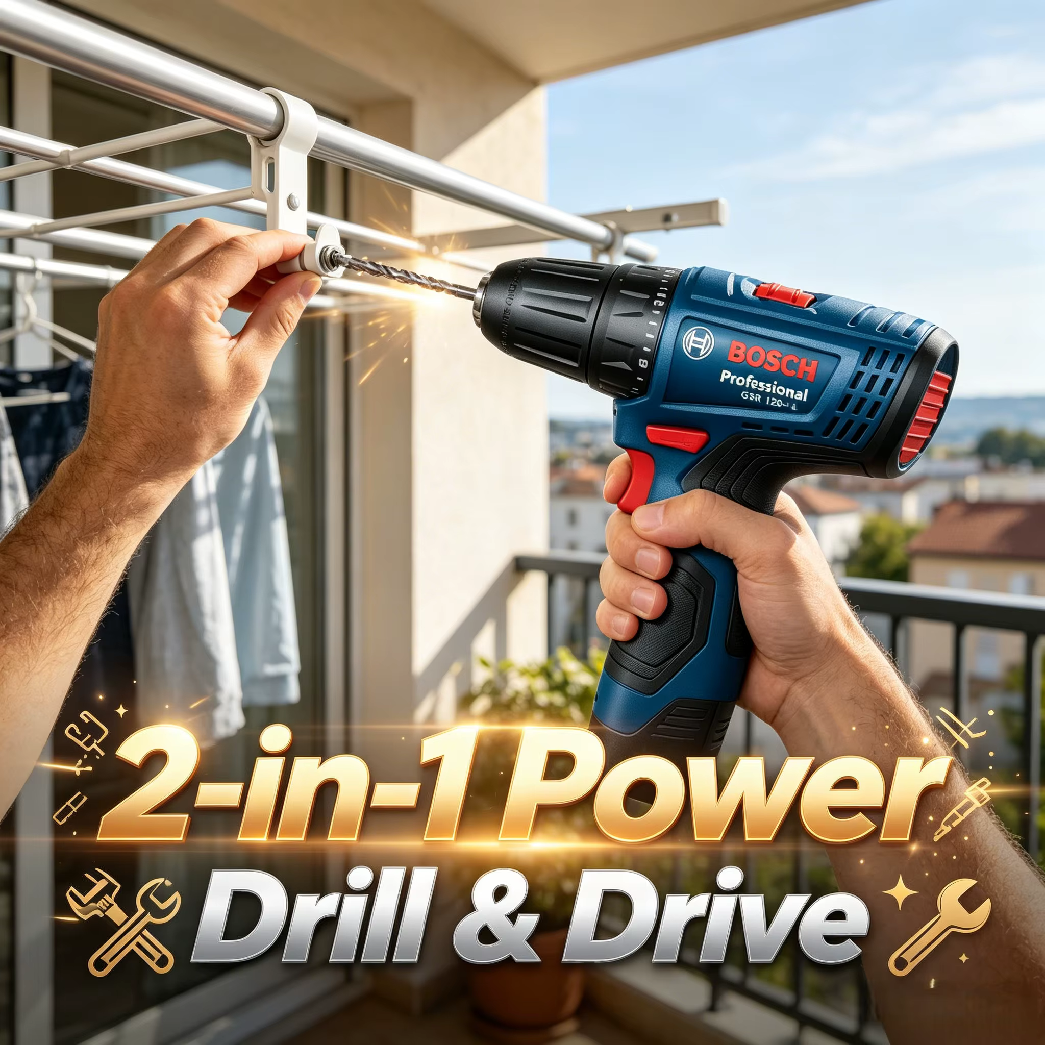 Perceuse électrique Bosch GSR120-LI 12V