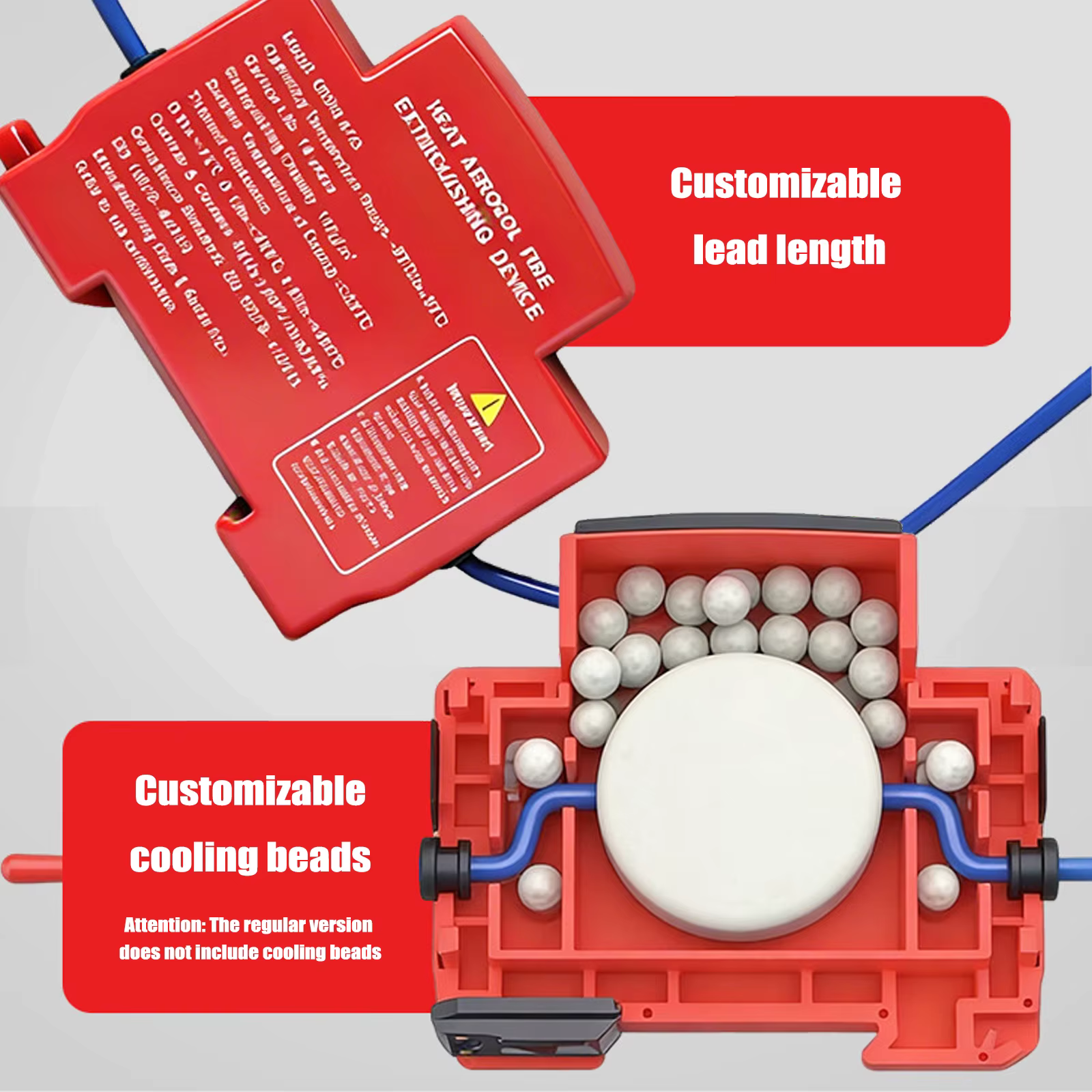 Dispositif ignifuge pour rail DIN