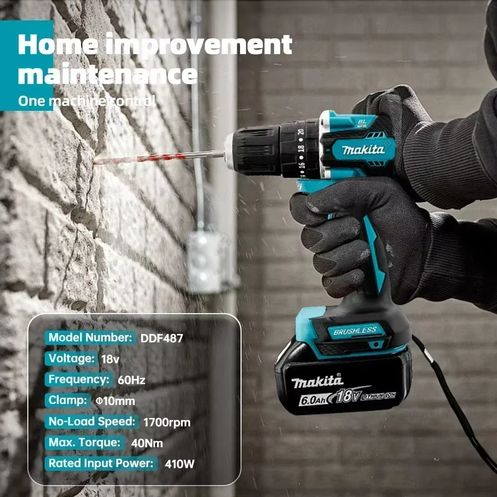 Niveau professionnel 🏆 Makita – perceuse à tournevis sans fil DDF487