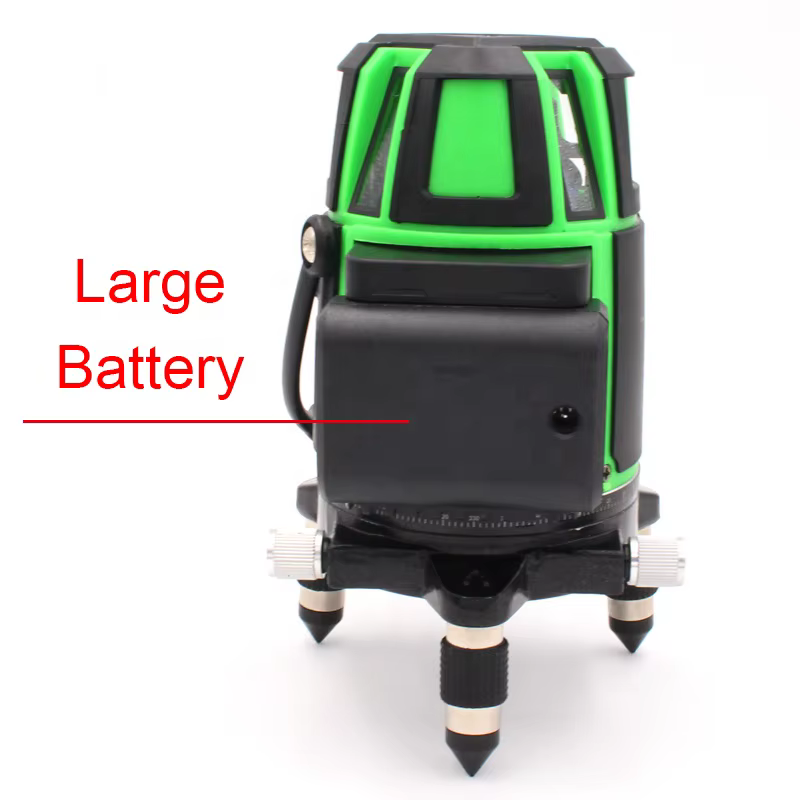 Niveau laser rotatif automatique à nivellement rapide 360° avec trépied de 1 m