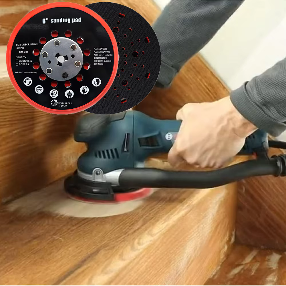 Tampon de ponçage de 6 pouces pour BOSCH RSM6045