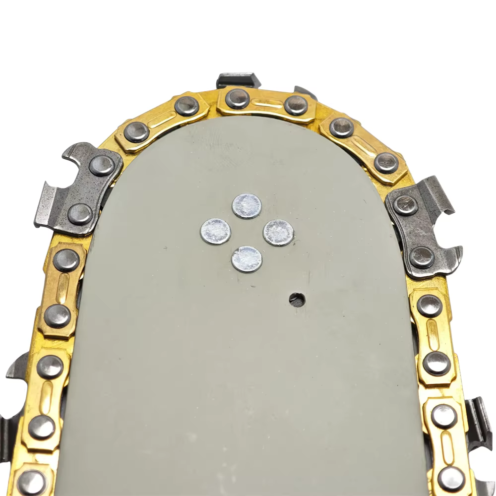 Lame de chaîne de scie électrique dorée, 12 pouces, 45 maillons d'entraînement, pas 3/8 LP, calibre 050 ", pièces de rechange en carbure, accessoires d'outils
