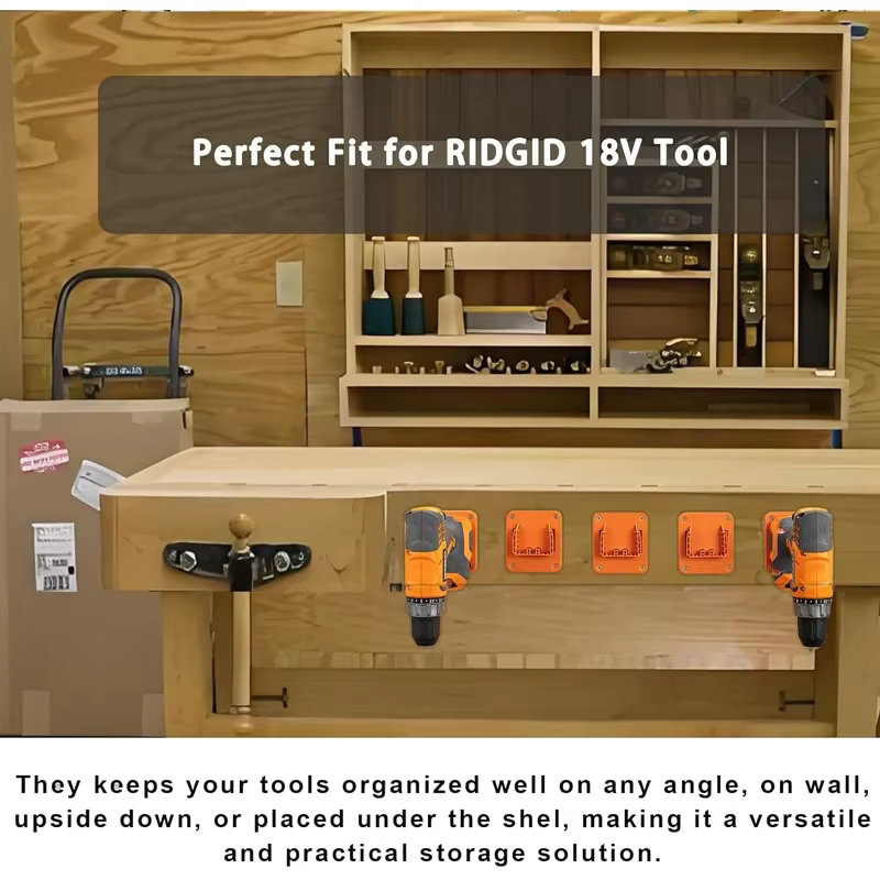 Porte-outil pour batterie Li-ion RIDGID 18V