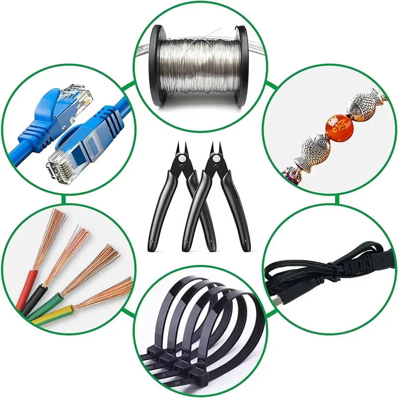 Coupe-fil de précision de 5 pouces et coupe-attache zippée-parfait pour la fabrication de bijoux