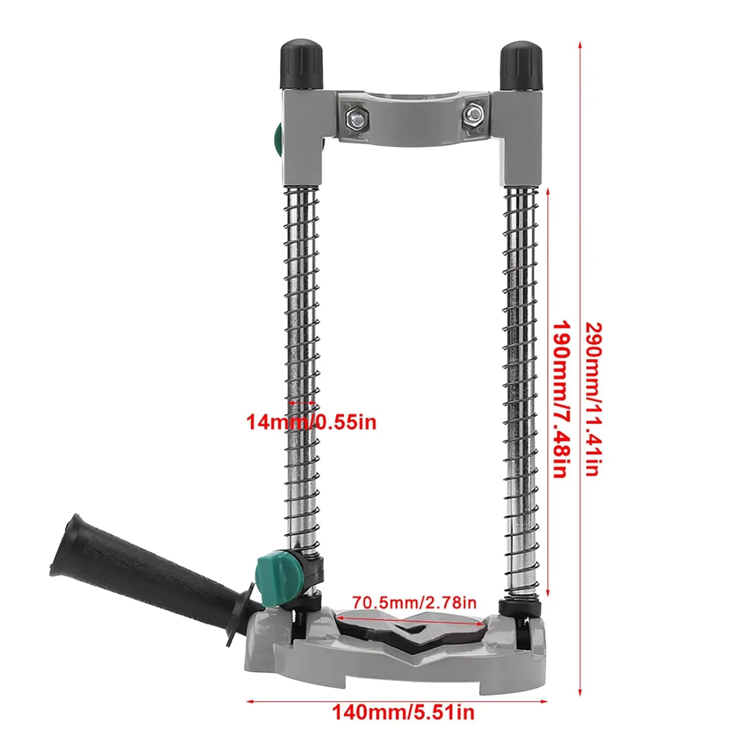 Support de perceuse d'angle réglable