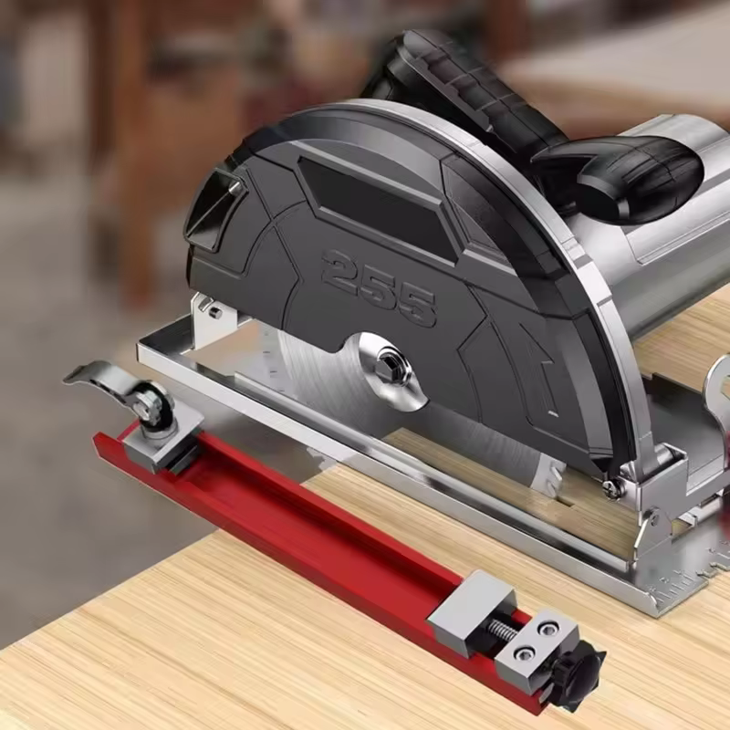 Guide de base de machine de découpe réglable en aluminium pour le travail du bois