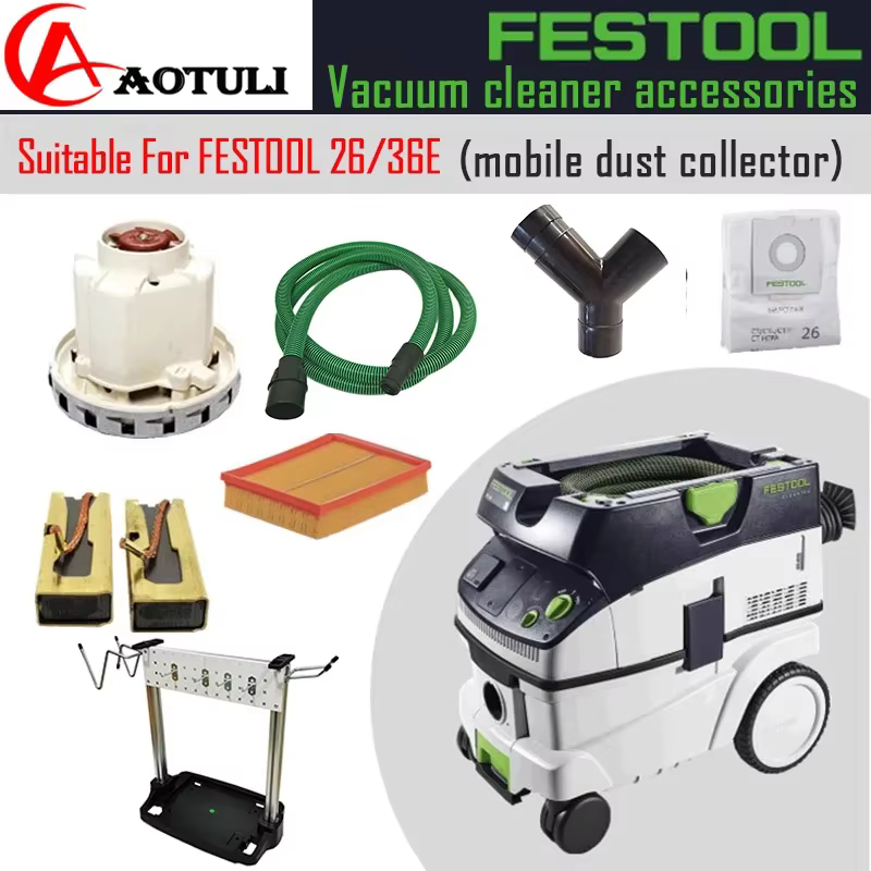 Festool-Brosse en carbone pour aspirateur à moteur