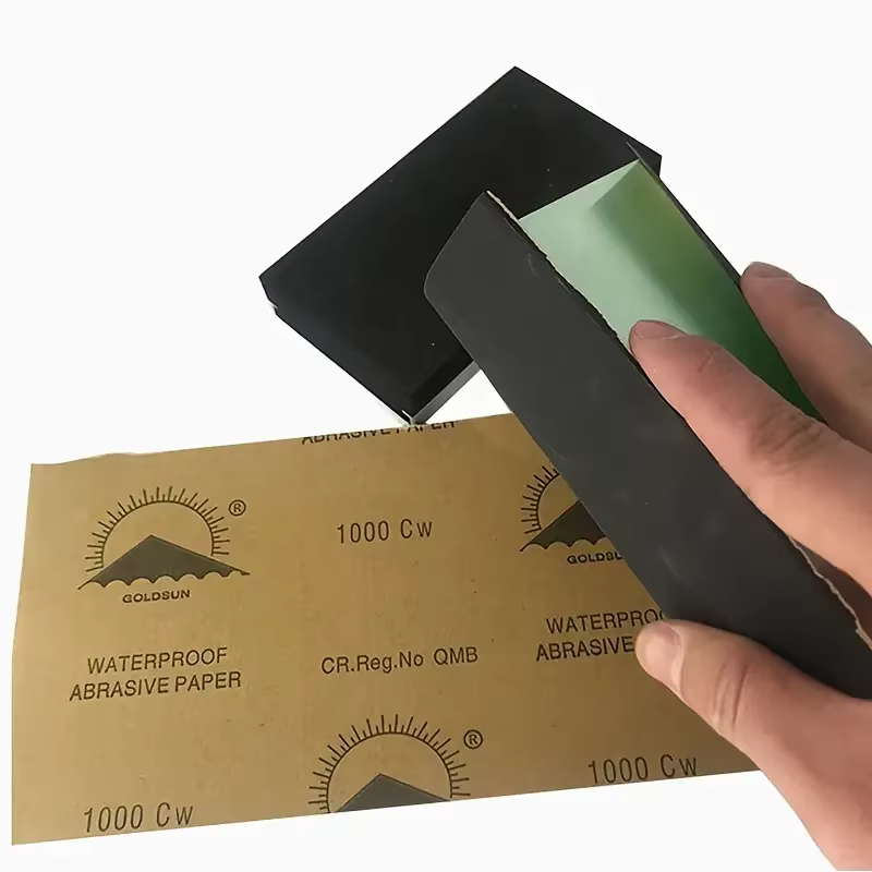 Ponceuse manuelle polyvalente avec support pour papier abrasif - idéale pour le travail du bois