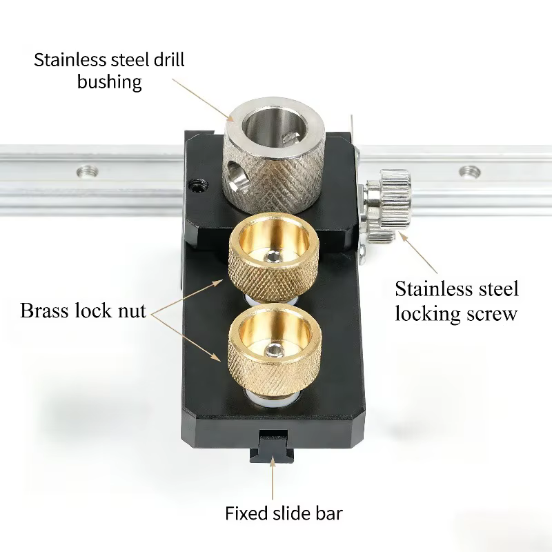 Gabarit de perçage et de centrage pour profilés aluminium 20/30/40