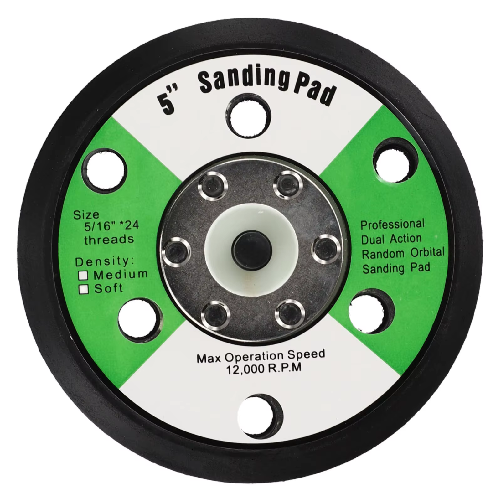 Ponceuse à Air polisseuses 5 pouces 125mm 6 trous patin de support