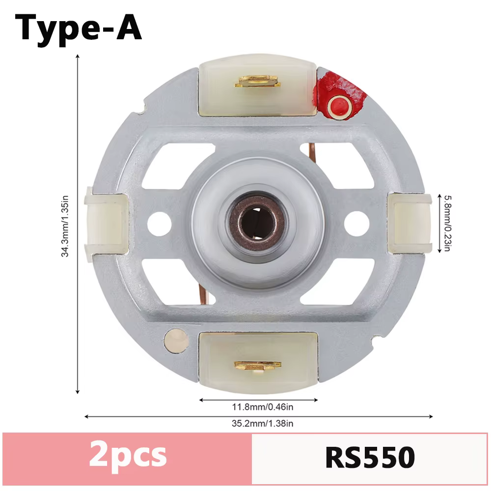Porte-brosse en carbone pour moteur RS550 RS380 RS775