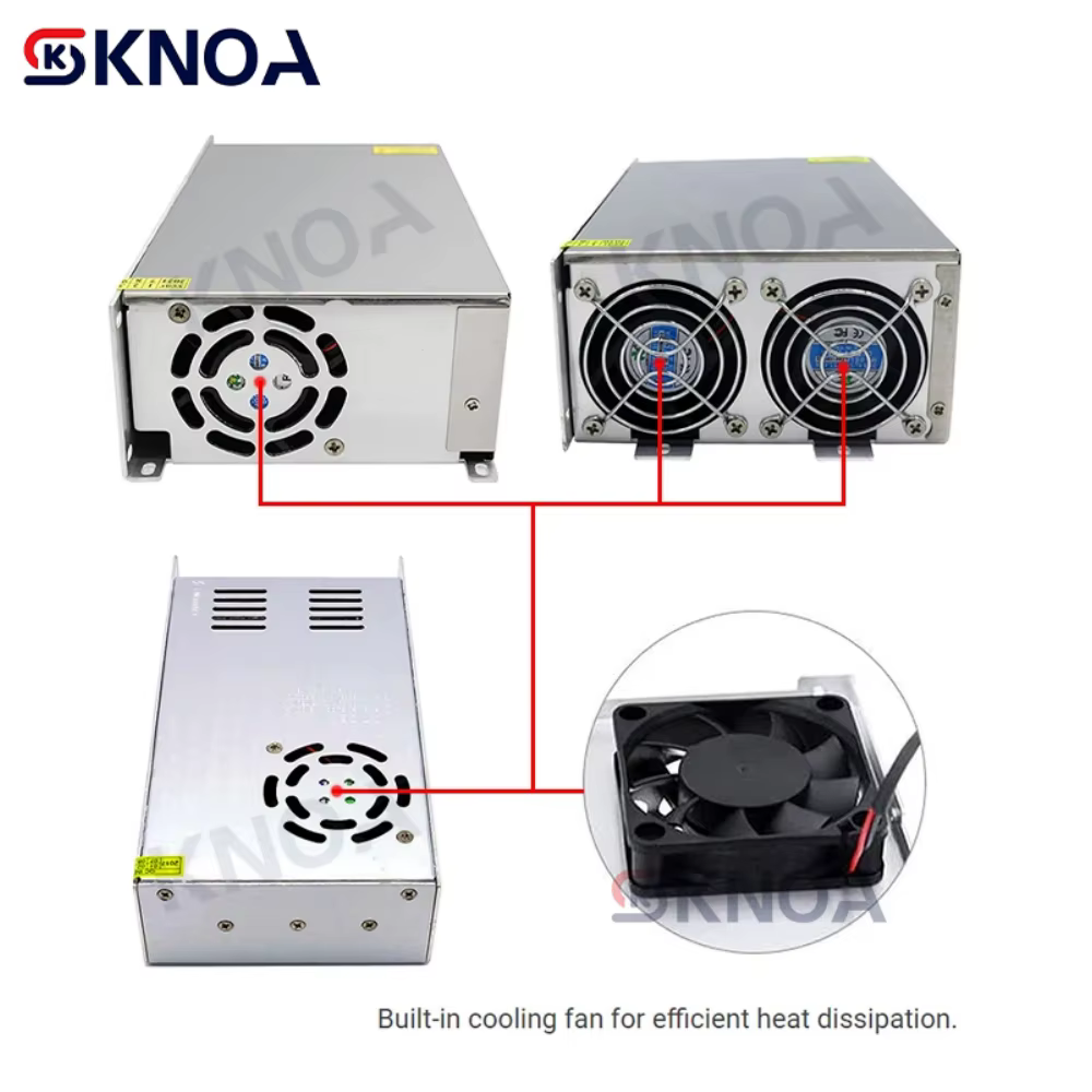 Alimentation réglable 500W 600W 1000W 1500W 0-12V 15V 24V 27V 30V 36V 48V 68V 72V 85V 110V 150V 220V DC laboratoire industriel Smps