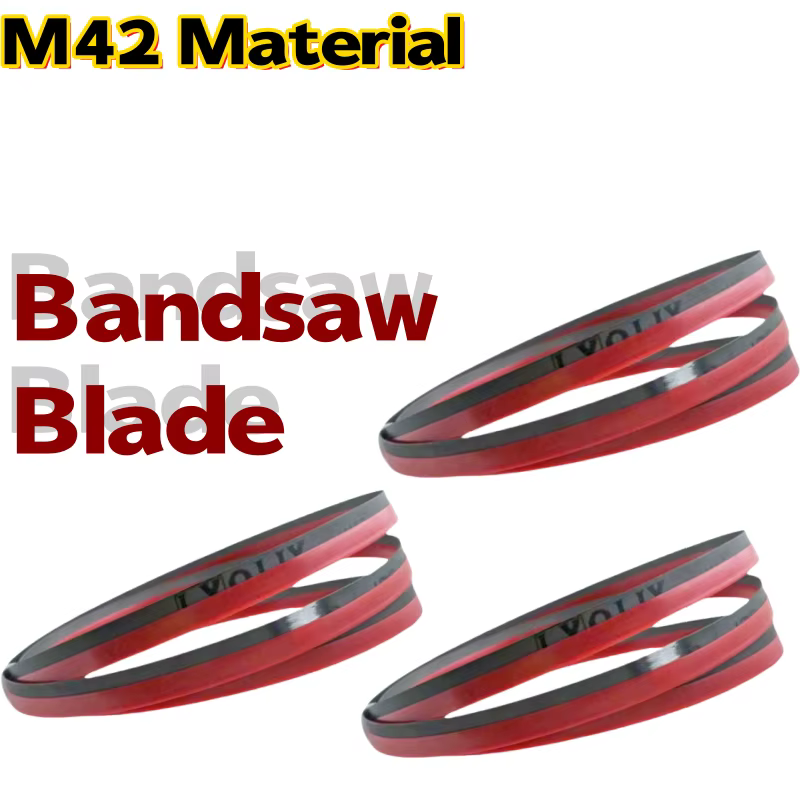 8" 9" 10" 14" 16" Lames de scie à ruban bimétallique M42 1140 1400 1425 1570 1790 1826 2240 2560 2630 mm