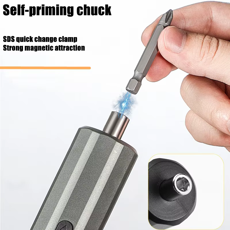 Tournevis électrique Portable sans fil avec 2 Mini perceuse