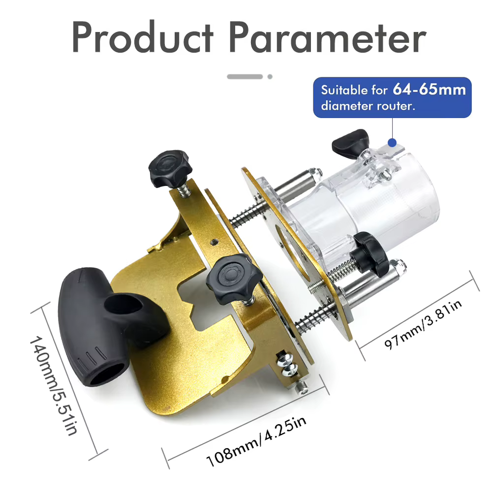 Gabarit de mortaisage pour Machine de découpage de 65mm