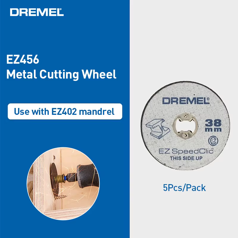 5/10/15 pièces/paquet Dremel EZ456 38mm roue de coupe en fibre de verre lame de scie outil rotatif disque abrasif pour